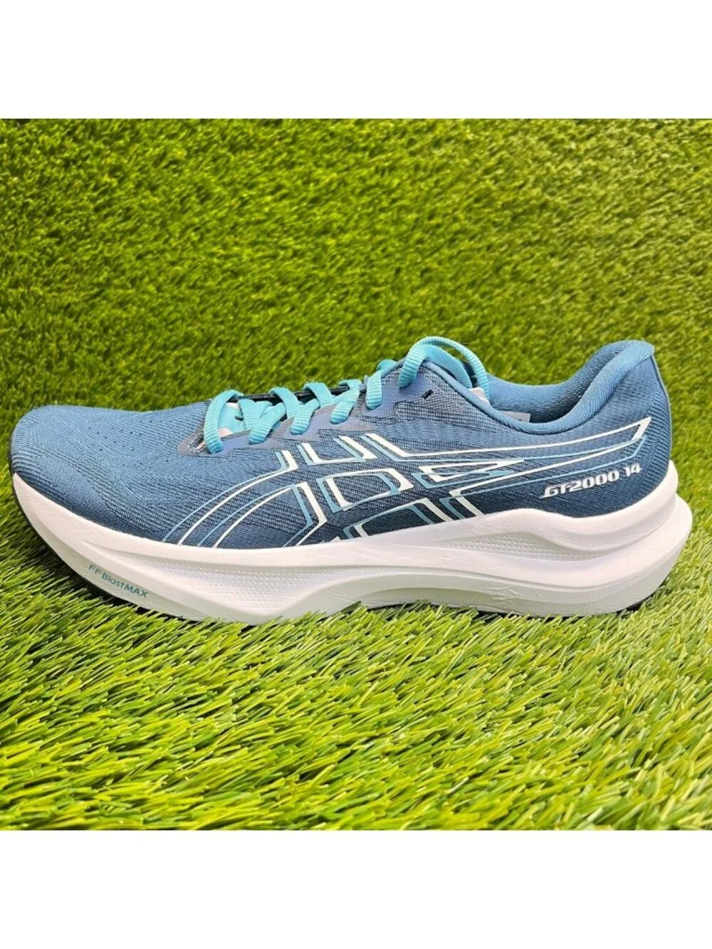 Asics GT-2000 14 Womens Size 10.5 Blue White Athletic Running Shoes Sneakers